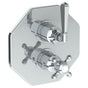 Watermark - Wall Mounted Thermostatic Shower Trim with built-in control, 7 1/2'' - Vintage Copper