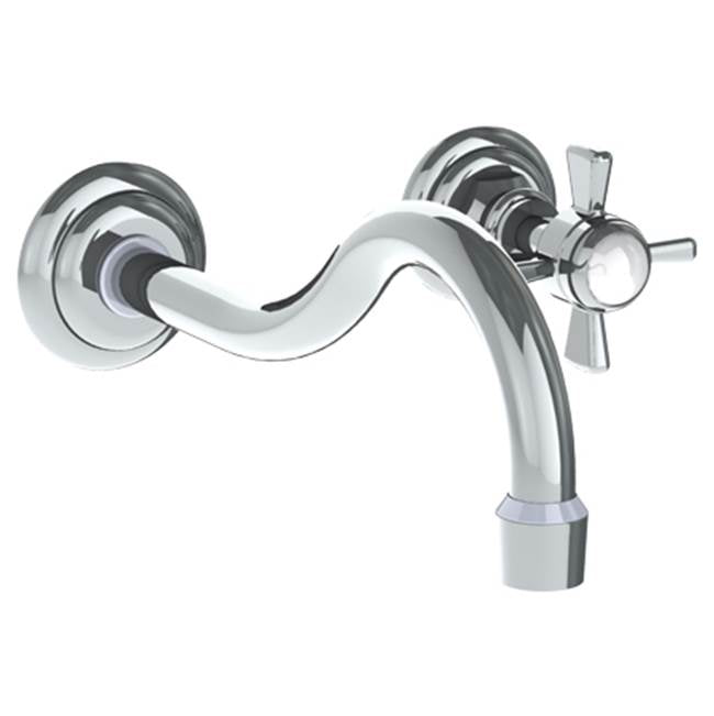 Watermark - Wall Mounted 2 Hole Lavatory Set with 10 5/8'' CTC Spout - Vintage Copper
