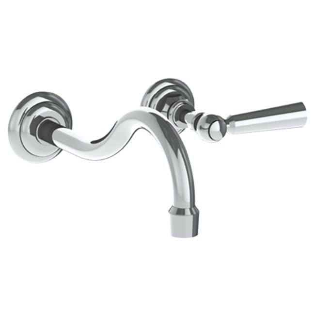 Watermark - Wall Mounted 2 Hole Lavatory Set with 6 1/2'' CTC Spout - Vintage Copper