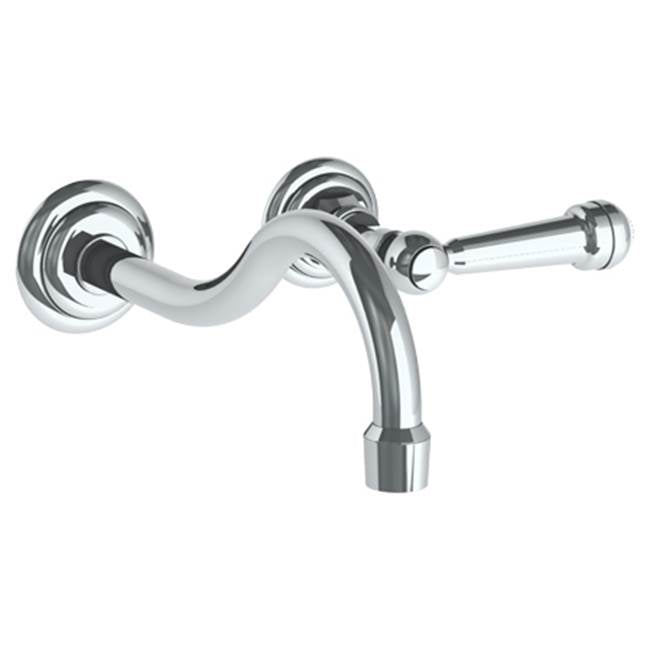 Watermark - Wall Mounted 2 Hole Lavatory Set with 6 1/2'' CTC Spout - Vintage Copper