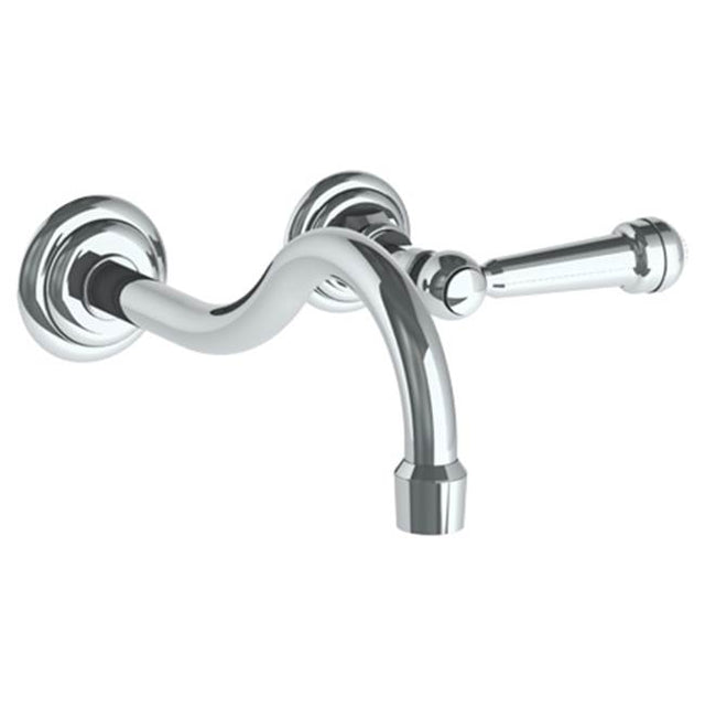 Watermark - Wall Mounted 2 Hole Lavatory Set with 6 1/2'' CTC Spout - Vintage Copper