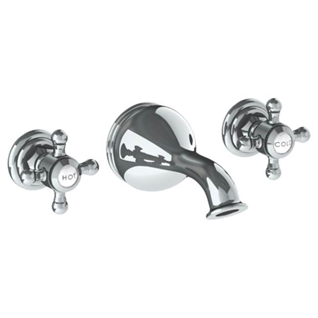 Watermark - Wall Mounted 3 Hole Bath Set - Vintage Copper