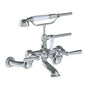 Watermark - Wall Mounted Exposed Bath Set with Hand Shower - Vintage Brass