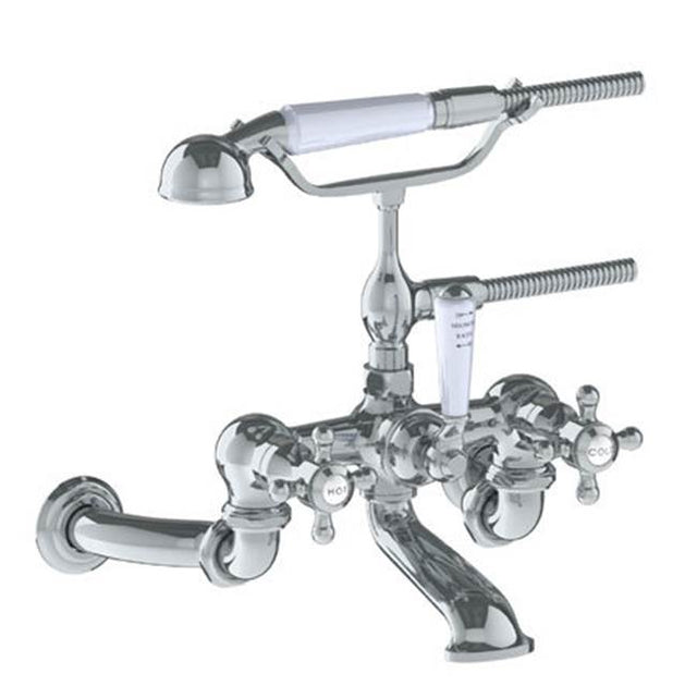Watermark - Wall Mounted Exposed Bath Set with Hand Shower - Vintage Copper