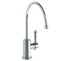 Watermark - Deck Mounted 1 Hole Extended Gooseneck Kitchen Faucet - Vintage Copper