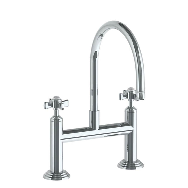 Watermark - Deck Mounted Bridge Kitchen Faucet - Vintage Copper