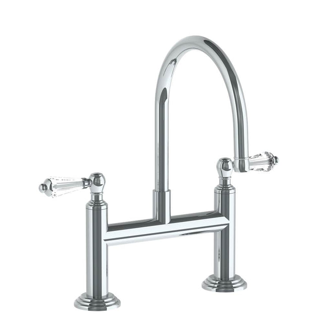 Watermark - Deck Mounted Bridge Kitchen Faucet - Vintage Copper