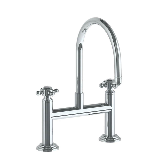 Watermark - Deck Mounted Bridge Kitchen Faucet - Vintage Copper