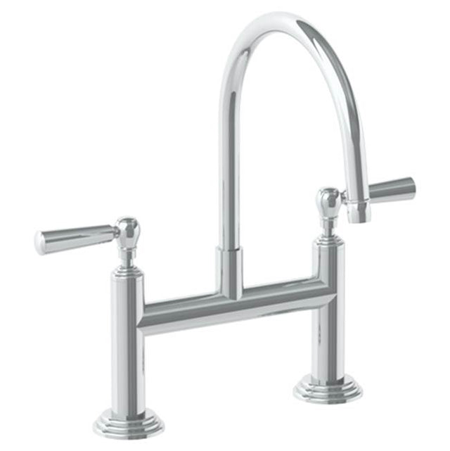 Watermark - Deck Mounted Bridge Kitchen Faucet - Vintage Copper