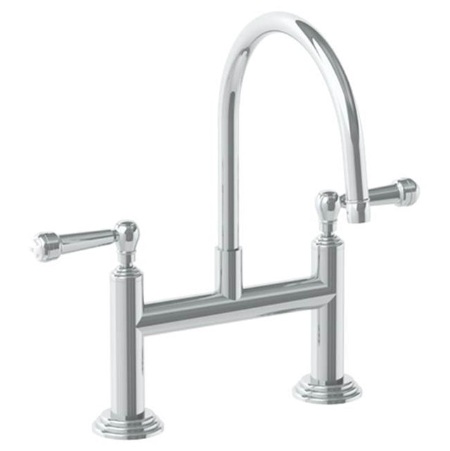Watermark - Deck Mounted Bridge Kitchen Faucet - Vintage Copper