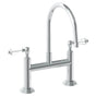 Watermark - Deck Mounted Bridge Kitchen Faucet - Vintage Copper