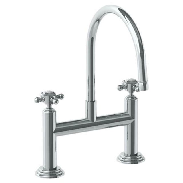 Watermark - Deck Mounted Bridge Kitchen Faucet - Vintage Copper