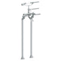 Watermark - Floor Standing Bath Set with Hand Shower - Vintage Copper