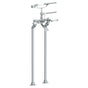 Watermark - Floor Standing Bath Set with Hand Shower - Vintage Copper