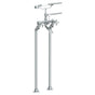Watermark - Floor Standing Bath Set with Hand Shower - Vintage Copper