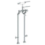 Watermark - Floor Standing Bath Set with Hand Shower and Shut-Off Valves - Vintage Copper