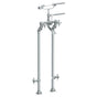 Watermark - Floor Standing Bath Set with Hand Shower and Shut-Off Valves - Vintage Copper
