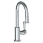 Watermark - Deck Mounted 1 Hole Gooseneck Prep Faucet with Pull Down Spray - Vintage Copper