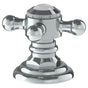 Watermark - Trim For Deck Mounted Valve.  Plain porcelain button - Vintage Copper