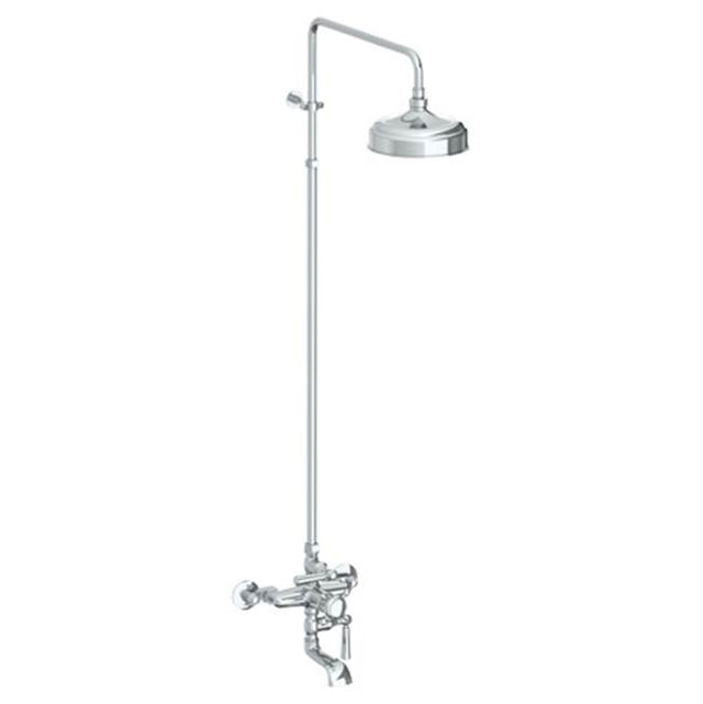 Watermark - Wall Mounted Exposed Thermostatic Tub/ Shower Set - Vintage Copper
