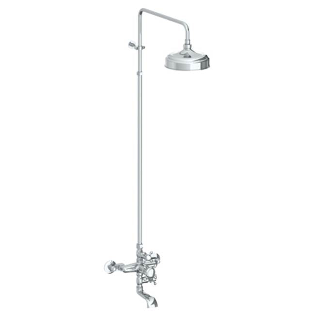 Watermark - Wall Mounted Exposed Thermostatic Tub/ Shower Set - Vintage Copper