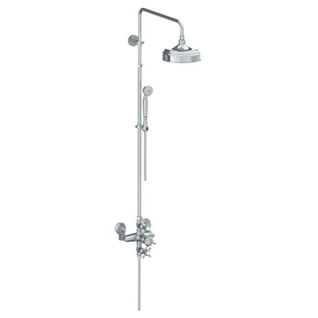 Watermark - Wall Mounted Exposed Thermostatic Shower With Hand Shower Set - Vintage Copper