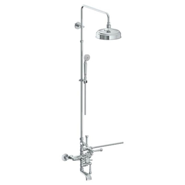 Watermark - Wall Mounted Exposed Thermostatic Tub/ Shower With Hand Shower Set - Vintage Copper