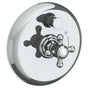 Watermark - Wall Mounted Pressure Balance Shower Trim with Diverter, 7'' dia. - Vintage Copper