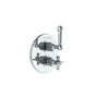 Watermark - Wall Mounted Thermostatic Shower Trim with built-in control, 7 1/2'' - Vintage Copper