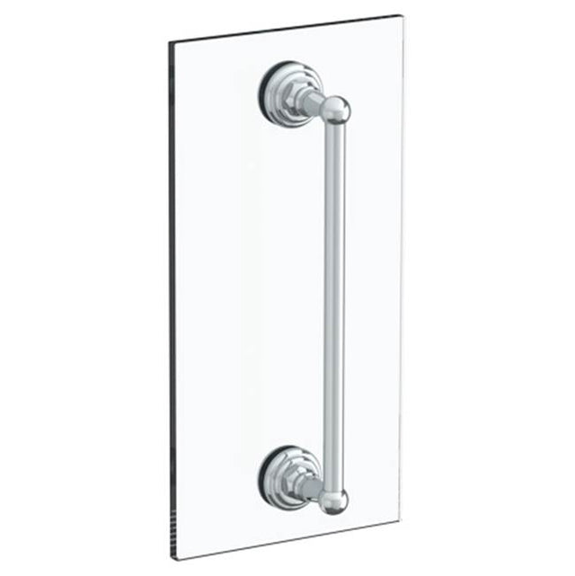 Watermark - Rochester 6'' shower door pull/ glass mount towel bar - Vintage Copper