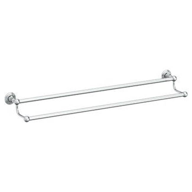 Watermark - Wall Mounted Double Towel Bar, 18'' - Vintage Copper