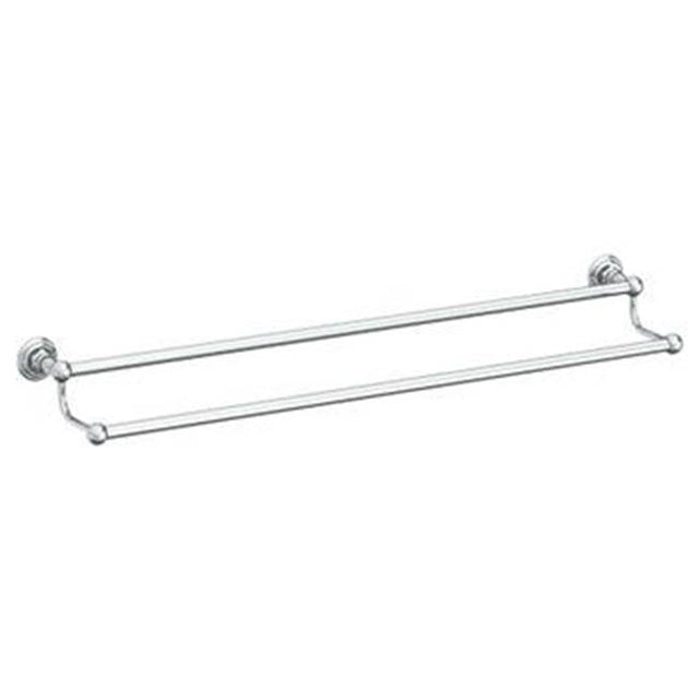 Watermark - Wall Mounted Double Towel Bar, 18'' - Vintage Copper