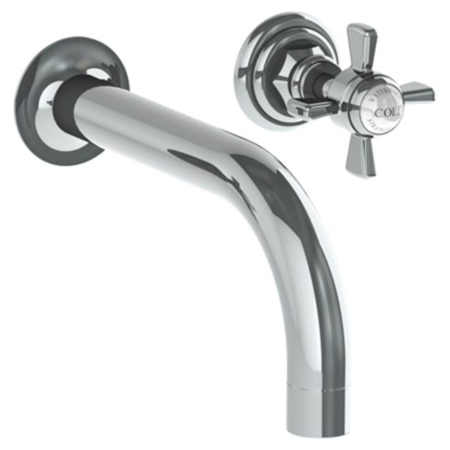 Watermark - Wall Mounted 2 Hole Lavatory Set with 7 1/2'' CTC Spout - Vintage Copper