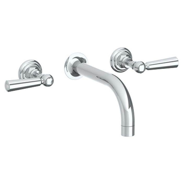 Watermark - Wall Mounted 3 Hole Lavatory Set with 7 1/2'' CTC Spout - Vintage Copper