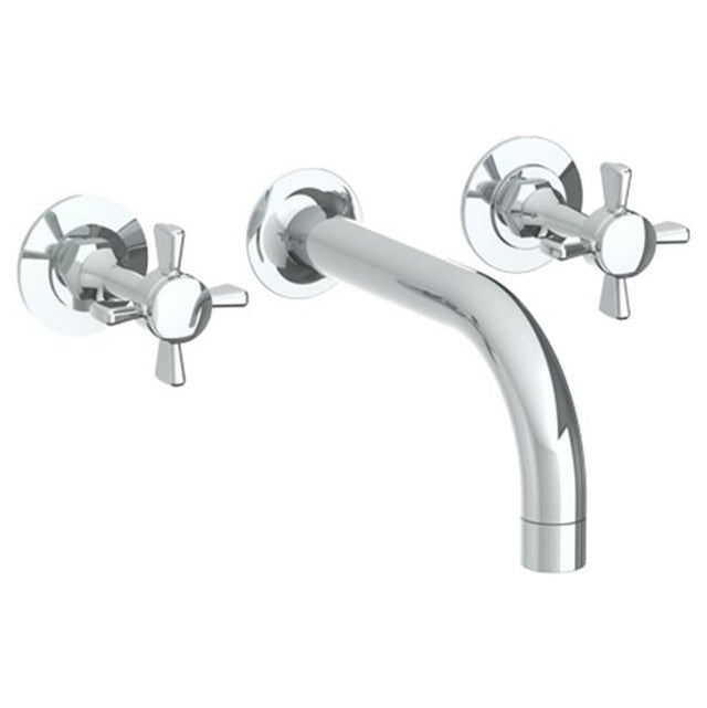 Watermark - Wall Mounted 3 Hole Bath Set - Vintage Brass