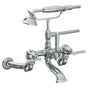 Watermark - Wall Mounted Exposed Bath Set with Hand Shower - Vintage Copper