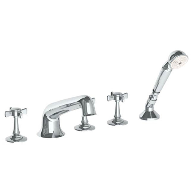 Watermark - Deck Mounted 5 Hole Bath Set - Vintage Copper