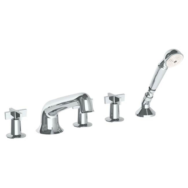 Watermark - Deck Mounted 5 Hole Bath Set - Vintage Copper