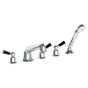Watermark - Deck Mounted 5 Hole Bath Set - Vintage Copper
