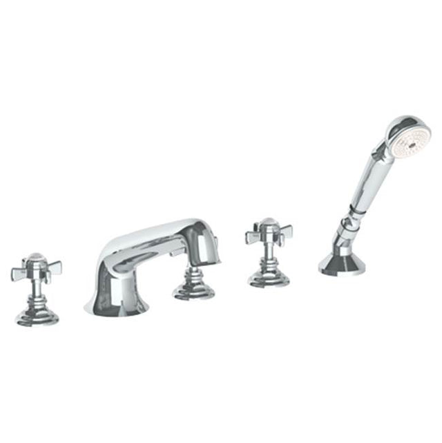 Watermark - Deck Mounted 5 Hole Bath Set - Vintage Copper