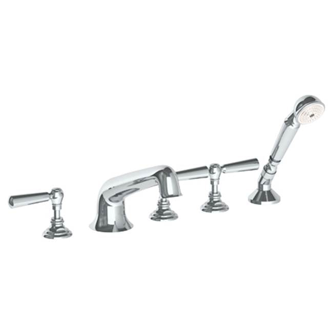 Watermark - Deck Mounted 5 Hole Bath Set - Vintage Copper