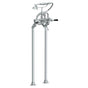 Watermark - Floor Standing Bath Set with Hand Shower - Vintage Copper