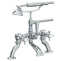 Watermark - Deck Mounted Exposed Bath Set with Hand Shower - Vintage Copper