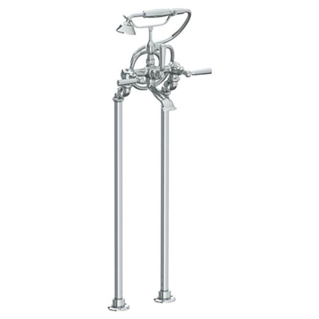 Watermark - Floor Standing Bath Set with Hand Shower - Vintage Copper
