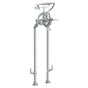 Watermark - Floor Standing Bath Set with Hand Shower and Shut-Off Valves - Vintage Copper