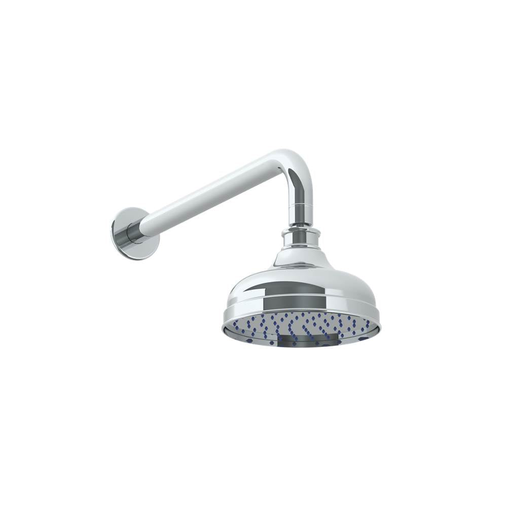 Watermark - Wall Mounted Showerhead, 6'' dia with 14'' Arm and Flange - Vintage Copper