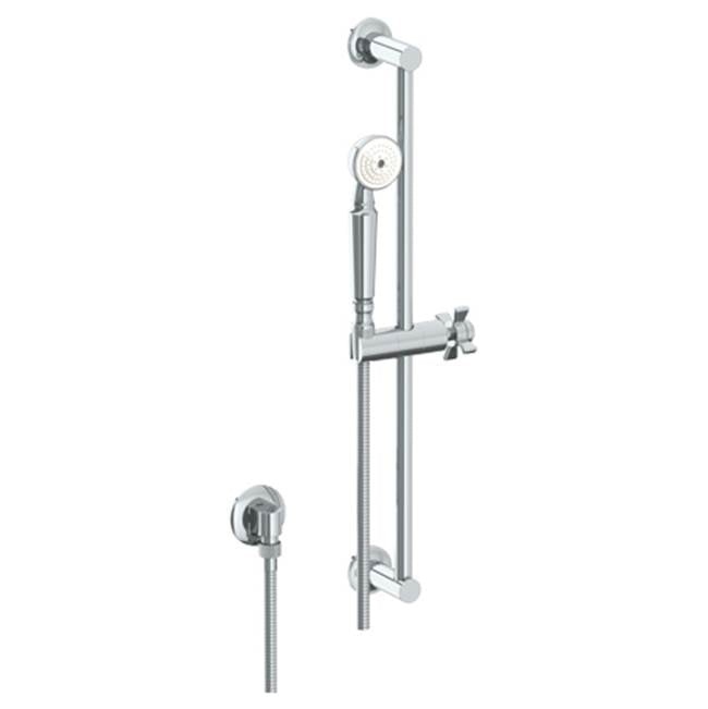 Watermark - Positioning Bar Shower Kit with Hand Shower and 69'' Hose - Vintage Copper