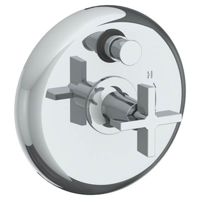 Watermark - Wall Mounted Pressure Balance Shower Trim with Diverter, 7'' dia. - Vintage Copper