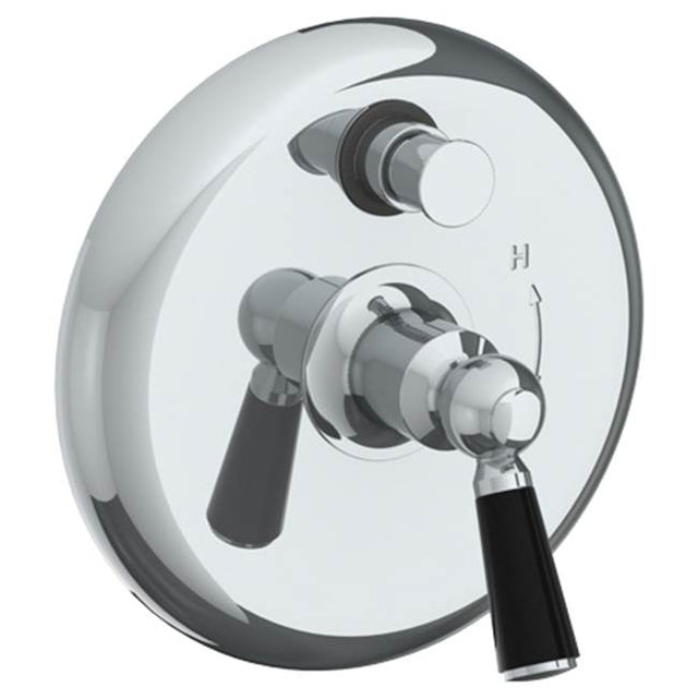 Watermark - Wall Mounted Pressure Balance Shower Trim with Diverter, 7'' dia. - Vintage Copper