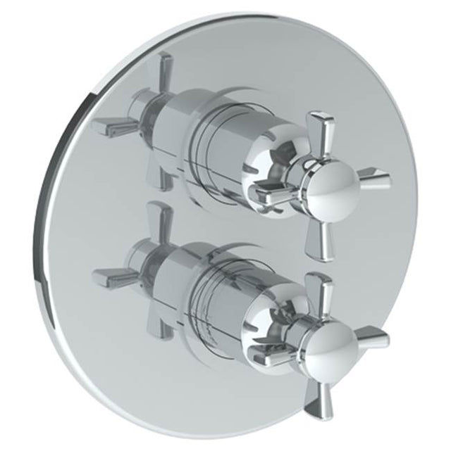 Watermark - Wall Mounted Thermostatic Shower Trim with built-in control, 7 1/2'' - Vintage Copper